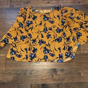 Floral Flounce Top